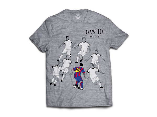 CAMISETA MESSI 6 vs 10