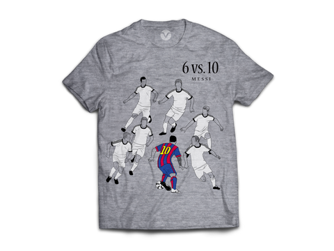 CAMISETA MESSI 6 vs 10