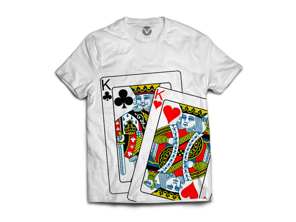 CAMISETA POKER PAR DE REIS