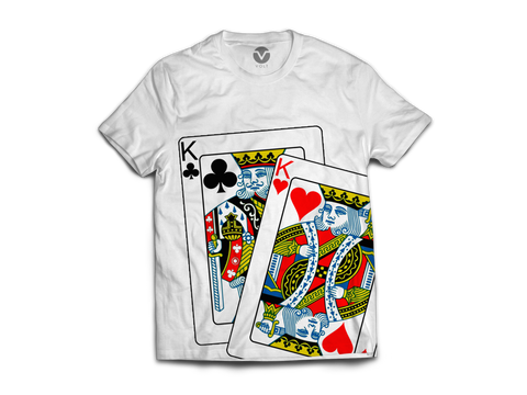 CAMISETA POKER PAR DE REIS