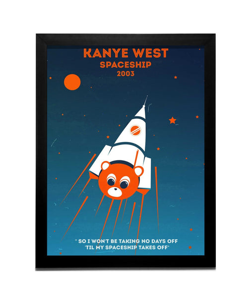 QUADRO KANYE WEST SPACE SHIP