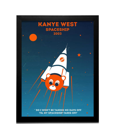 QUADRO KANYE WEST SPACE SHIP