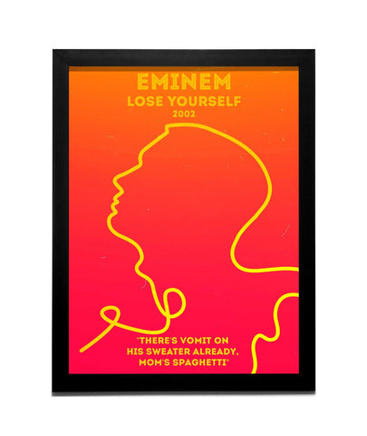 QUADRO EMINEM LOSE YOURSELF